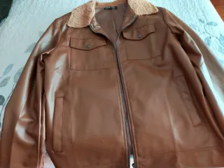 Cazadora cuero sintético M sin usar