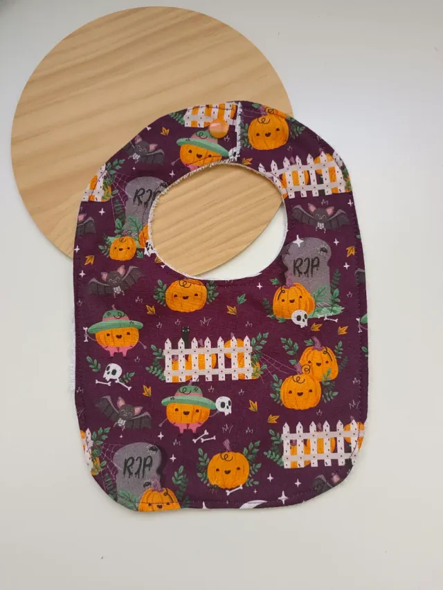 Babero Halloween Calabaza