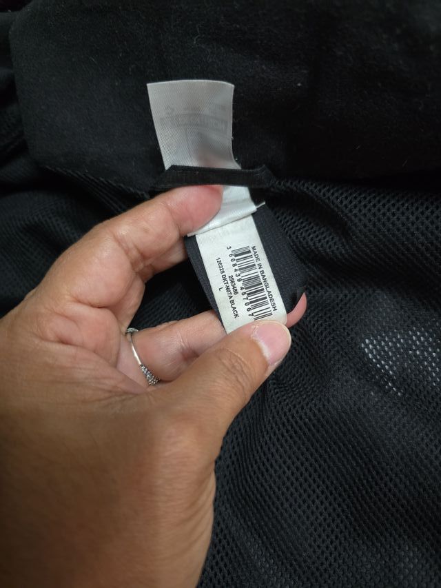 Cortavientos/Chaqueta impermeable Quechua negra