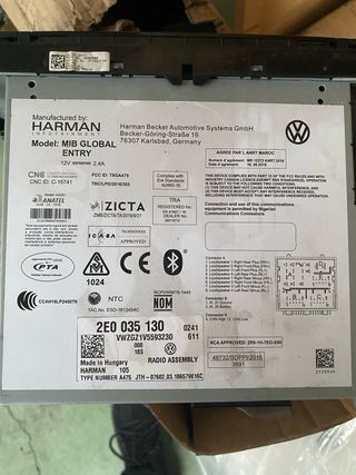 Radio VW Crafter 2018