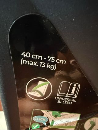 Maxi cosí Silla coche bebé 40-75cm (max 13kg)