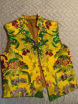 Chaleco Fallero Amarillo Mostaza talla 44-46