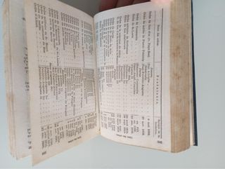 Libro antiguo. Almanach de Gotha 1859