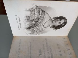Libro antiguo. Almanach de Gotha 1859