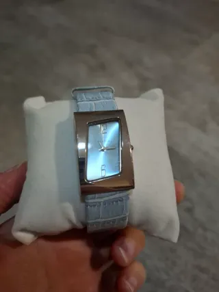 Orologio donna azzurro e argento