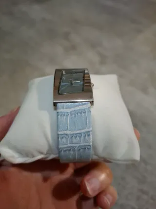 Orologio donna azzurro e argento