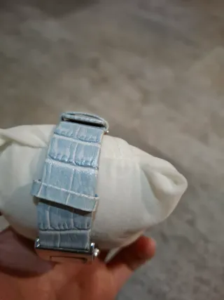 Orologio donna azzurro e argento