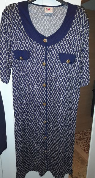 Vestito donna mezze maniche fantasia vic