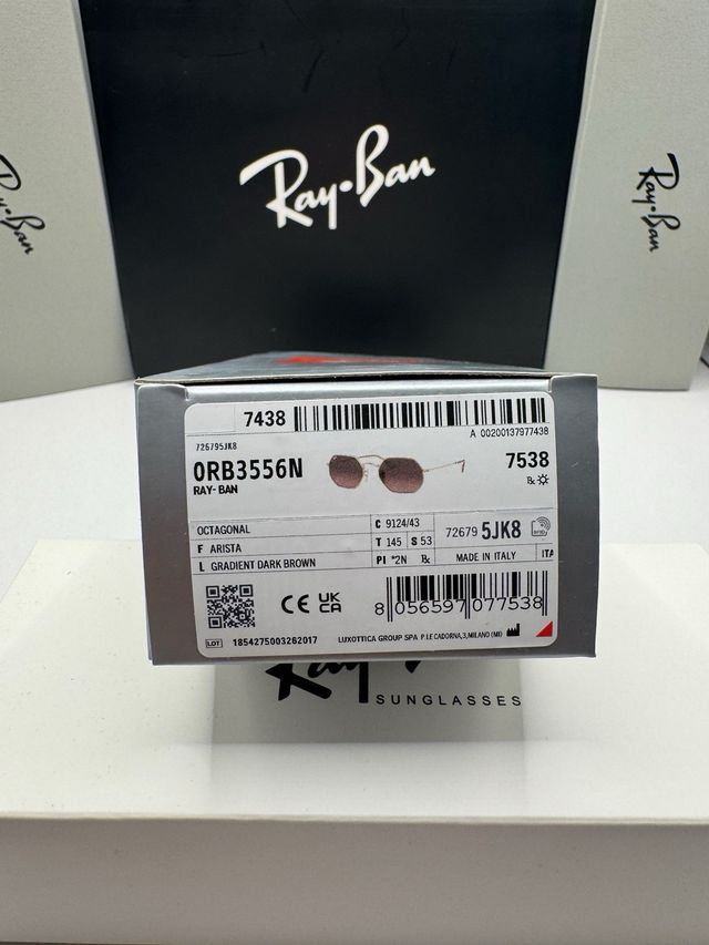 Ray-Ban RB3556N Octagonal Arista Occhiali da Sole