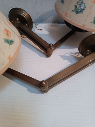 Apliques pared de bronce