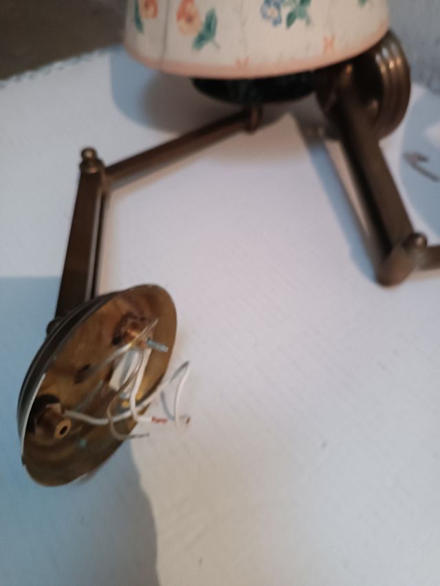 Apliques pared de bronce