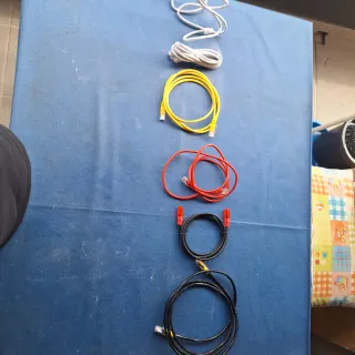 6 Cables de Red Cat 5e (150-220cm)