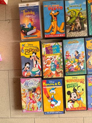 Cassette VHS Disney Originali - Lotti.