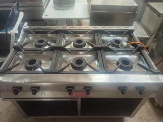 COCINA INDUSTRIAL 6 FUEGOS 120 CM