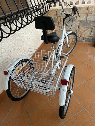 Triciclo adulto plegable 24 7 velocidades