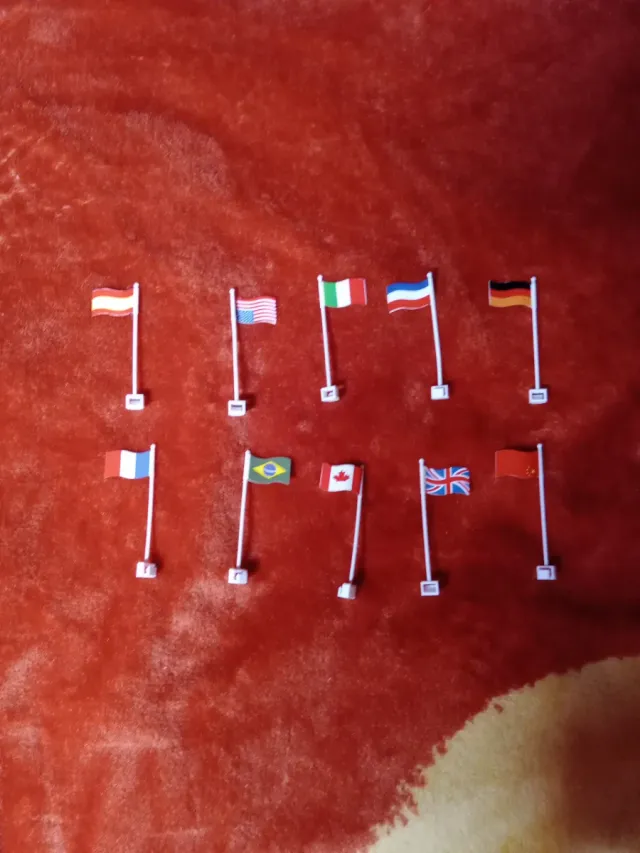 BANDIERE NAZIONALI PER MODELLARE SLOT SCALEXTRIC