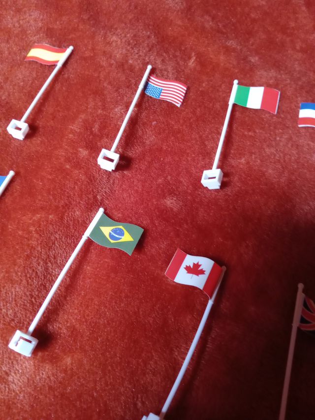 BANDIERE NAZIONALI PER MODELLARE SLOT SCALEXTRIC