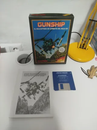 Gunship Atari ST Micro Proese Simulación