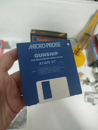 Gunship Atari ST Micro Proese Simulación