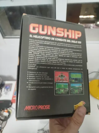 Gunship Atari ST Micro Proese Simulación