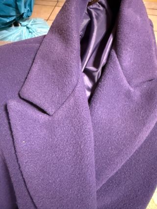 Cappotto viola donna