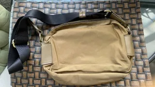 Bandolera Bimba y Lola Beige y Dorada