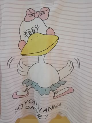 Pigiama bambina con stampa anatra