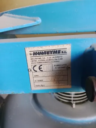 Azufradora para tractor