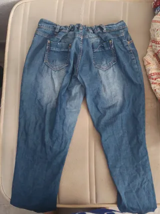 Pantalones vaqueros azules mujer 