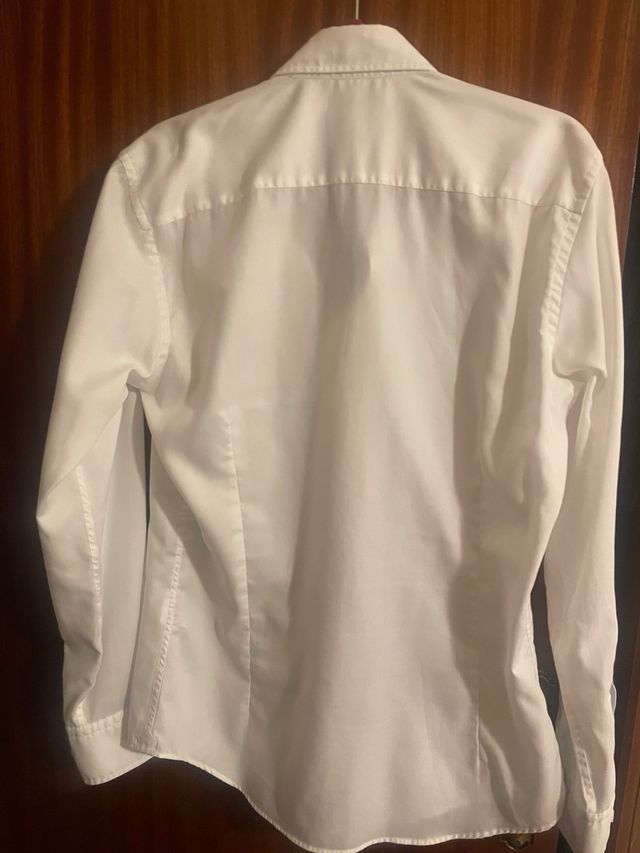 Camisa Hackett Blanca Talla M Slim Fit