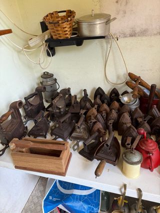 Lote Planchas Antiguas Hierro Fundido