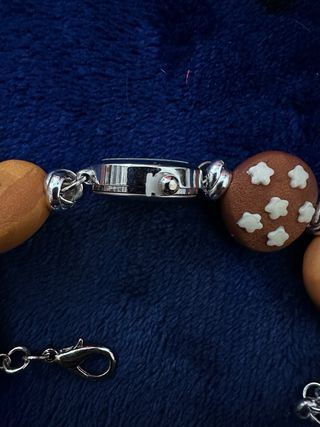 Orologio Fimo Ciambella Cuore