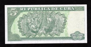 CUBA 5 PESOS 1997 UNC/SC Pick.116 Serie 436958