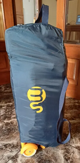 Cuna de viaje con colchón infantil