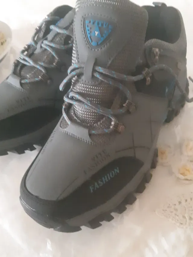 Scarponcini uomo lavoro tracking grigio nero