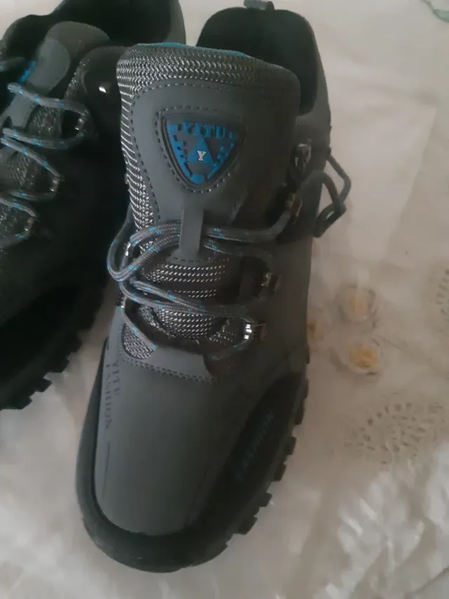 Scarponcini uomo lavoro tracking grigio nero