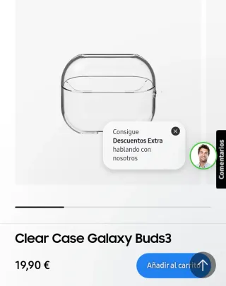 Funda Transparente Galaxy Buds 3 Pro