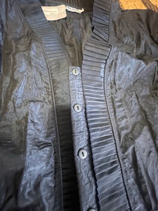 Falda fiesta raso azul