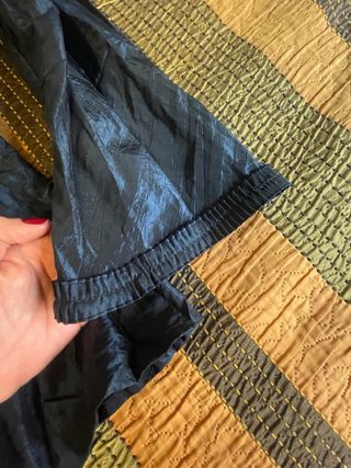 Falda fiesta raso azul