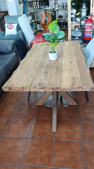 Mesa comedor madera rústica