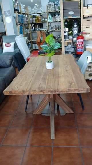 Mesa comedor madera rústica