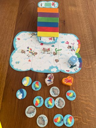 El Tobogán Arco Iris HABA Juego 2+