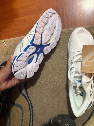 Zapatillas Asics Gel Blancas y Azules