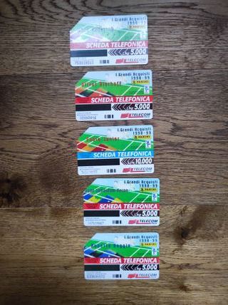 Schede telefoniche "I grandi acquisti 1998-99"