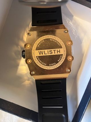 Reloj WLISTH Dorado y Negro