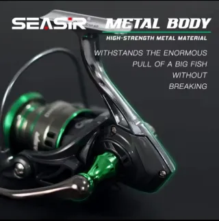 Mulinello da pesca spinning tutto metallo