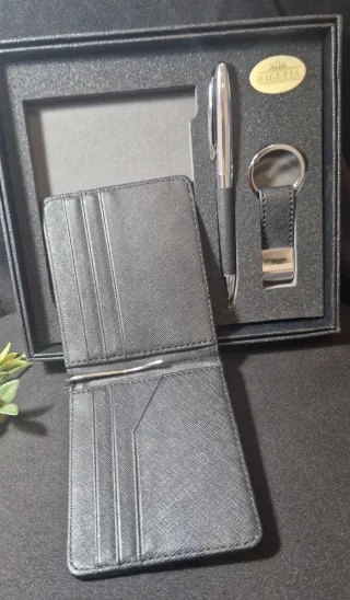 Set Bagutta fermasoldi, penna e portachiavi