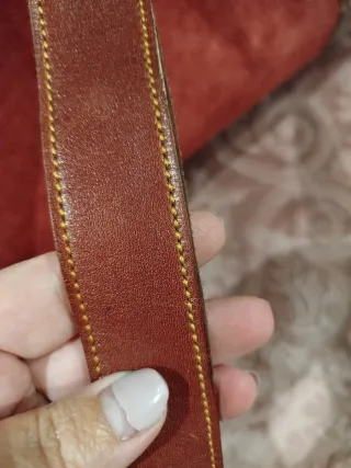Bolso artesanal vintage piel