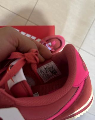 Zapatillas Nike Cortez Mujer Rosa y Rojo