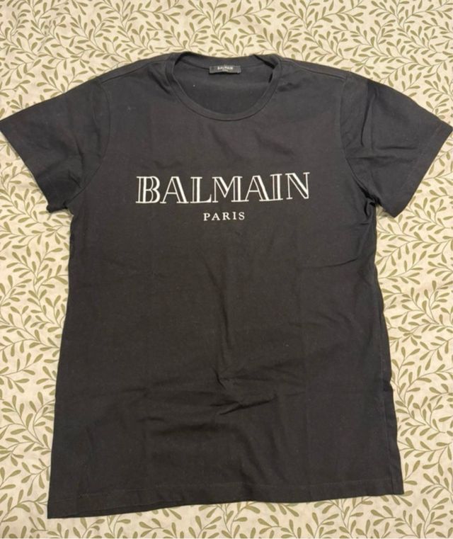 T-shirt Balmain Paris nera